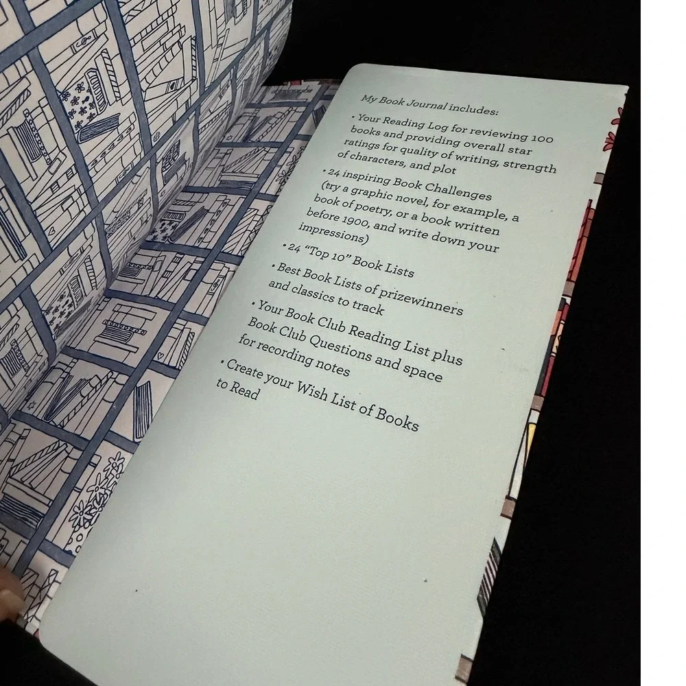 My Book Journal A Reading Diary for Bibliophiles Hardcover Barnes &‎ Noble 49152